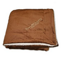 Embroidered Micro Mink Sherpa Blanket